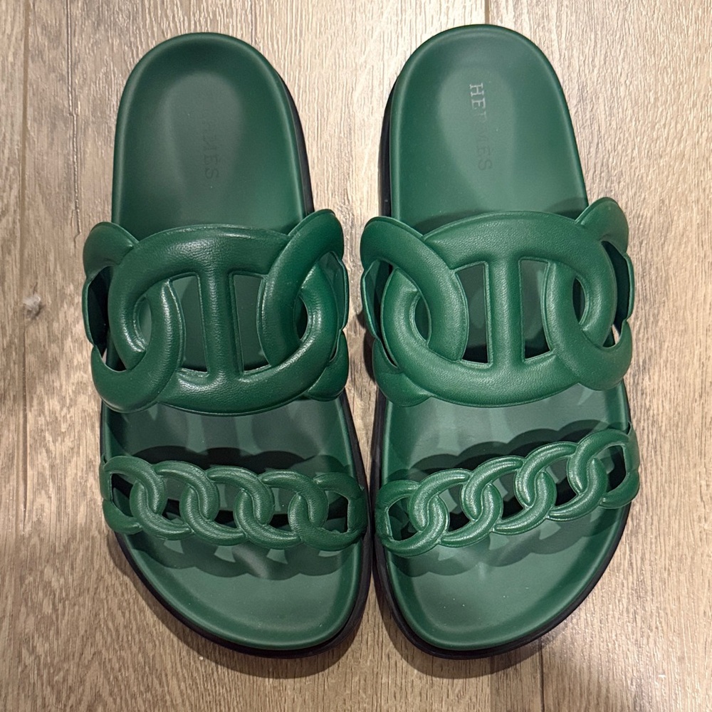 Hermès Extra Sandal - Vert Cactus